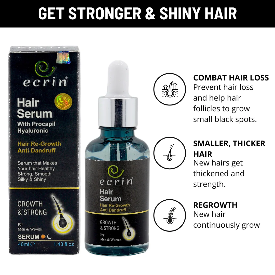 Ecrin Hair Growth Serum - 40 ml - Best Results - Image 5