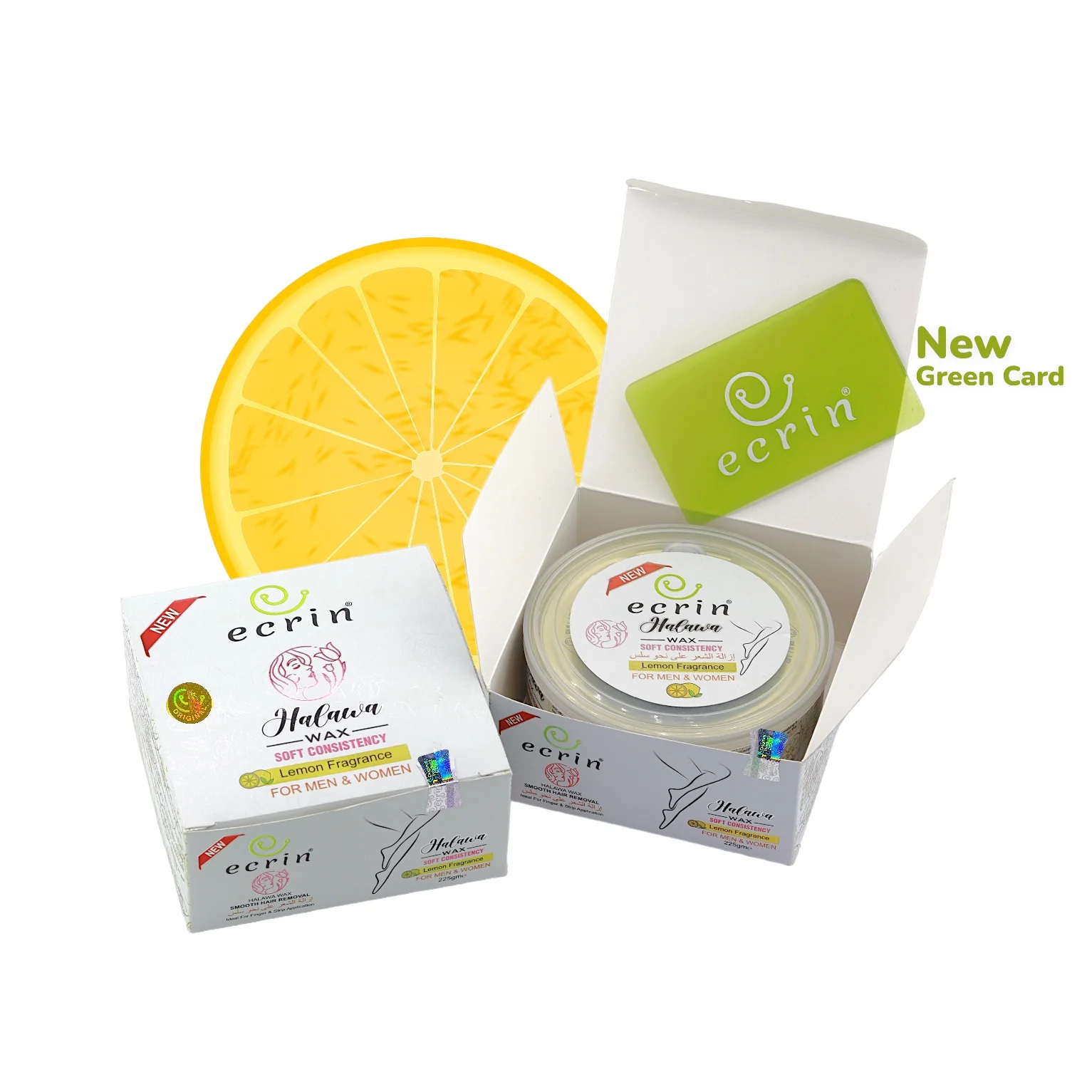 Ecrin Halawa Wax 100% Lemon & Sugar Base | Free Applicator Card - Image 3