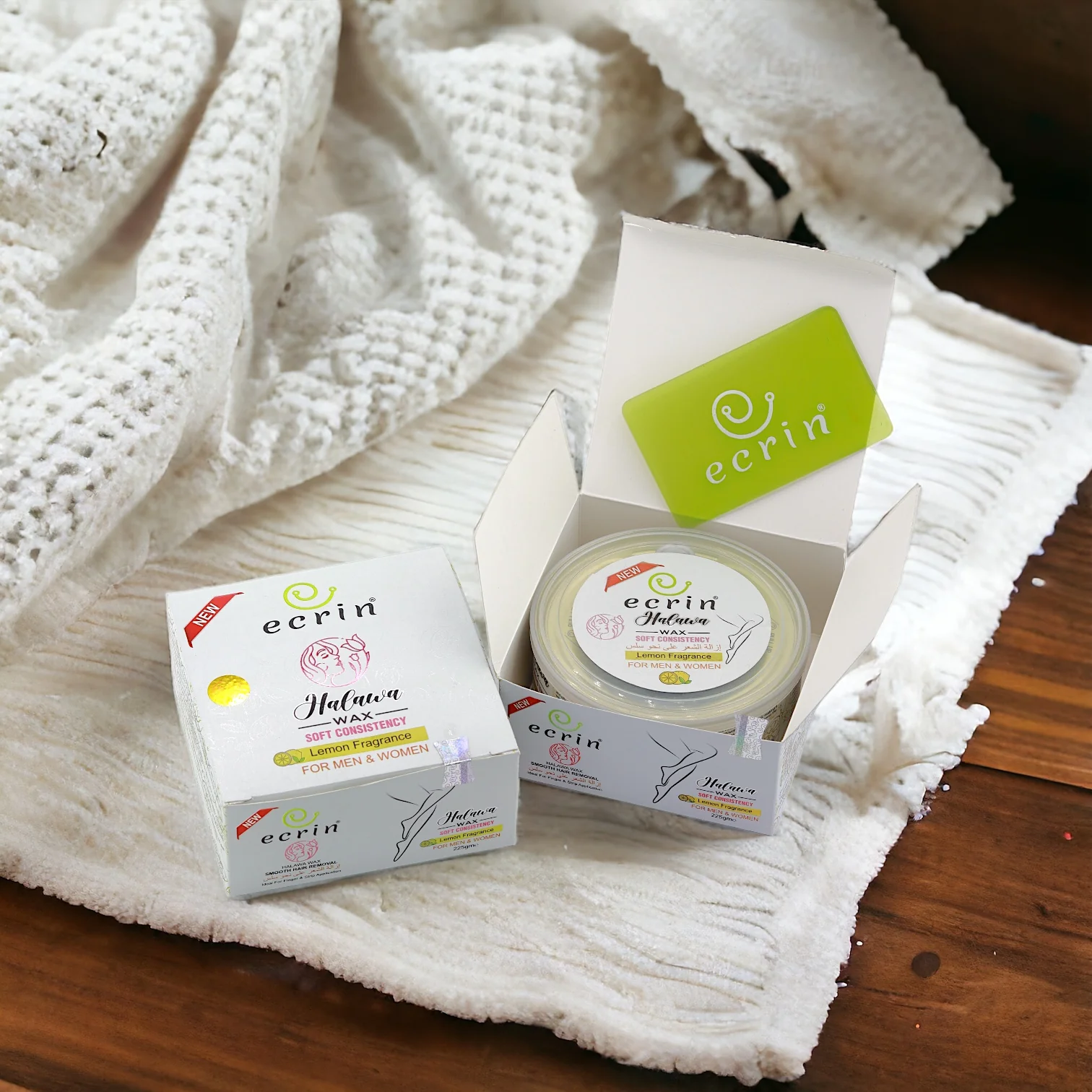 Ecrin Halawa Wax 100% Lemon & Sugar Base | Free Applicator Card - Image 6